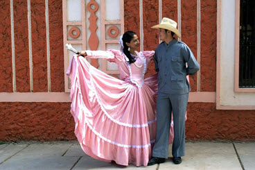 Colonial costume of Guerrera